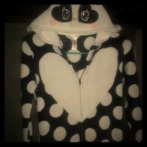Girls panda onesie